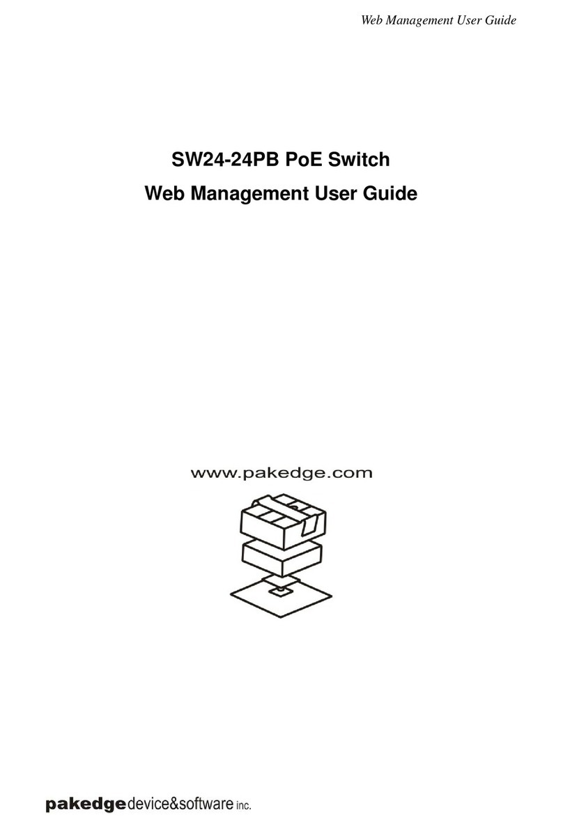 Pakedge SW24-24PB Web management user guide