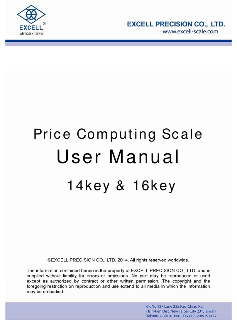 Excell 14key User manual