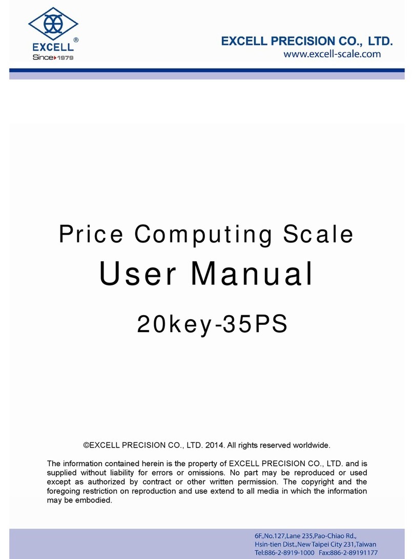 Excell 20key-35PS user manual