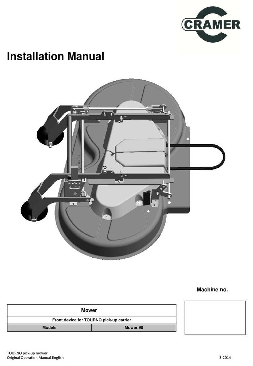 Cramer Mower 90 User manual