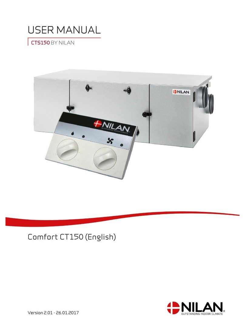 nilan comfort CT150 user manual