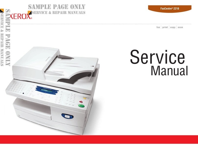 Xerox 2218 - FaxCentre B/W Laser User manual