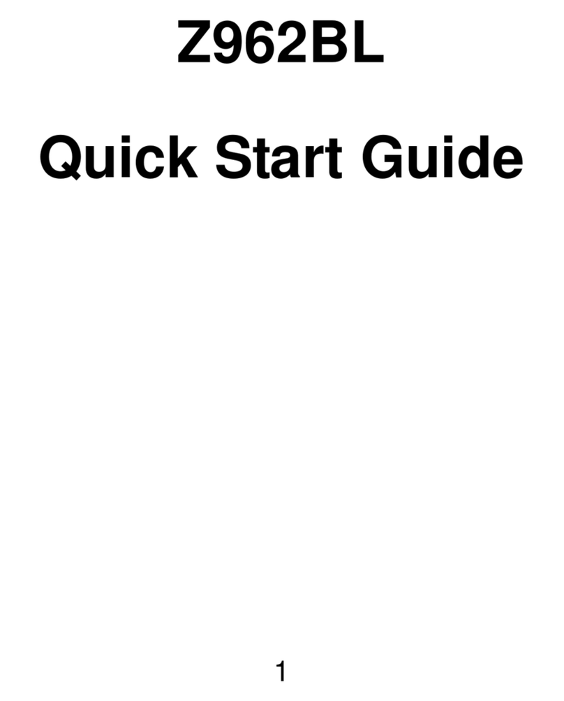 Zte Z962BL User manual