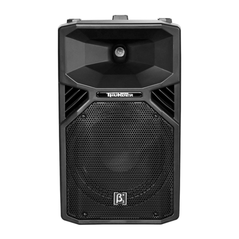 Beta Three T15a THUNDER Series Pro user manual