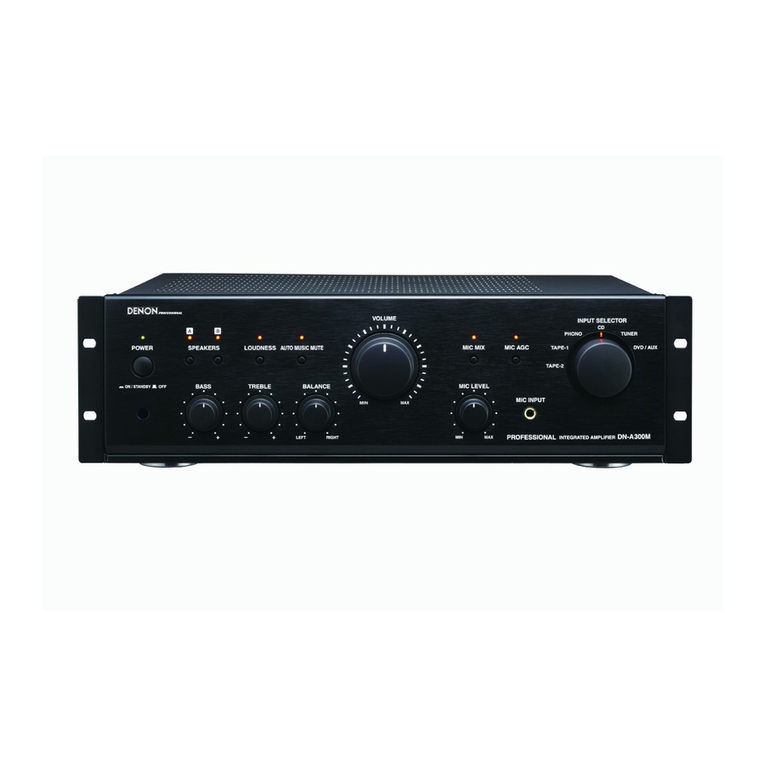 Denon DN-A300M User manual