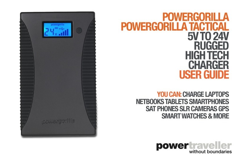 PowerTraveller Powergorilla User manual