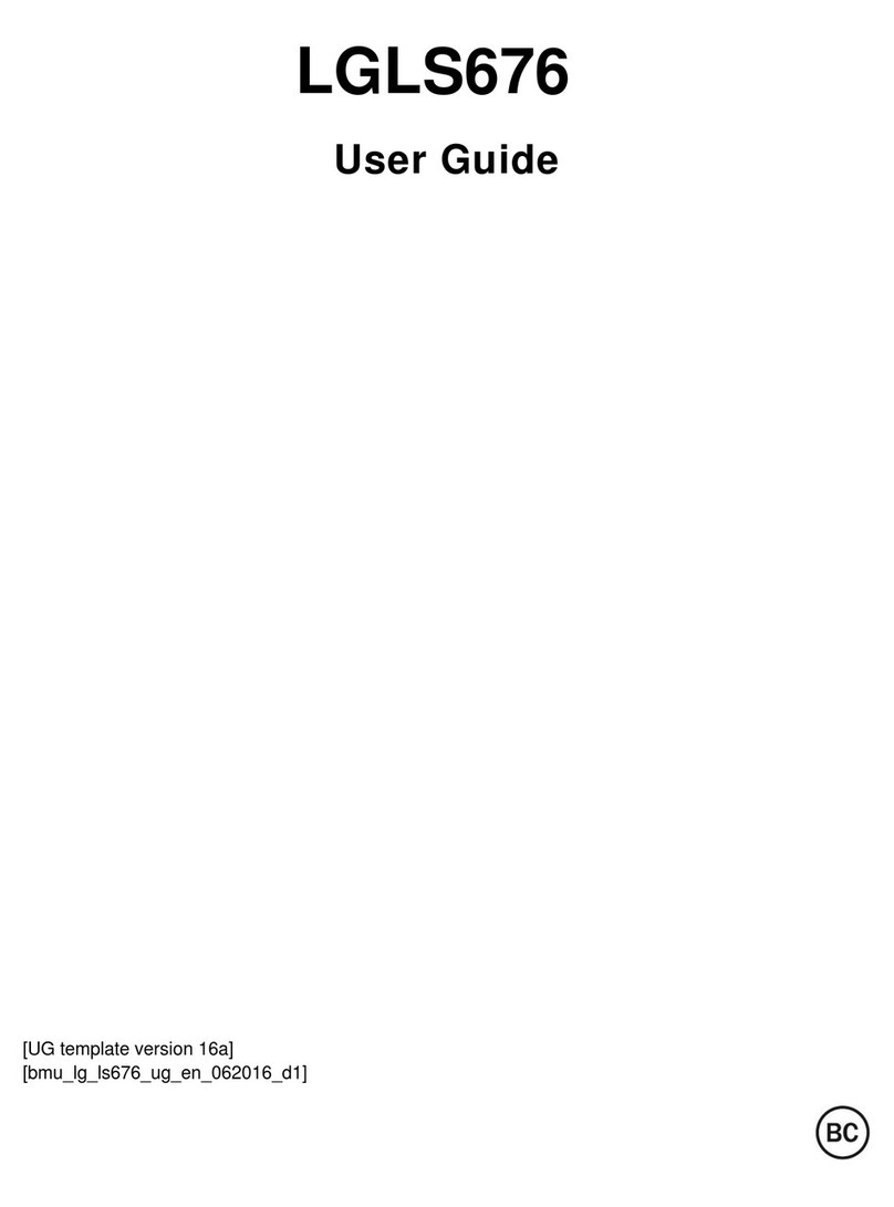 LG LS676 User manual