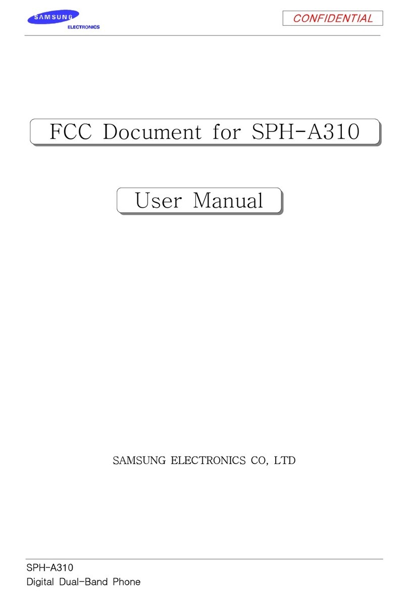 Samsung SPH-A310 User manual