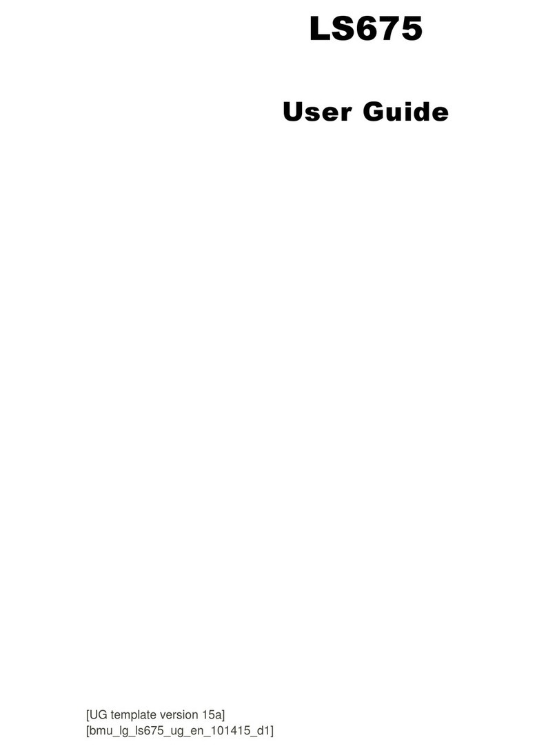 LG LS675 User manual