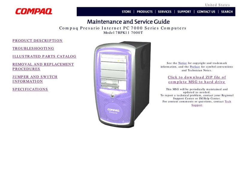 Compaq 7RPK11 7000T Manual