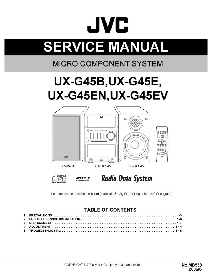 JVC UX-G45B User manual