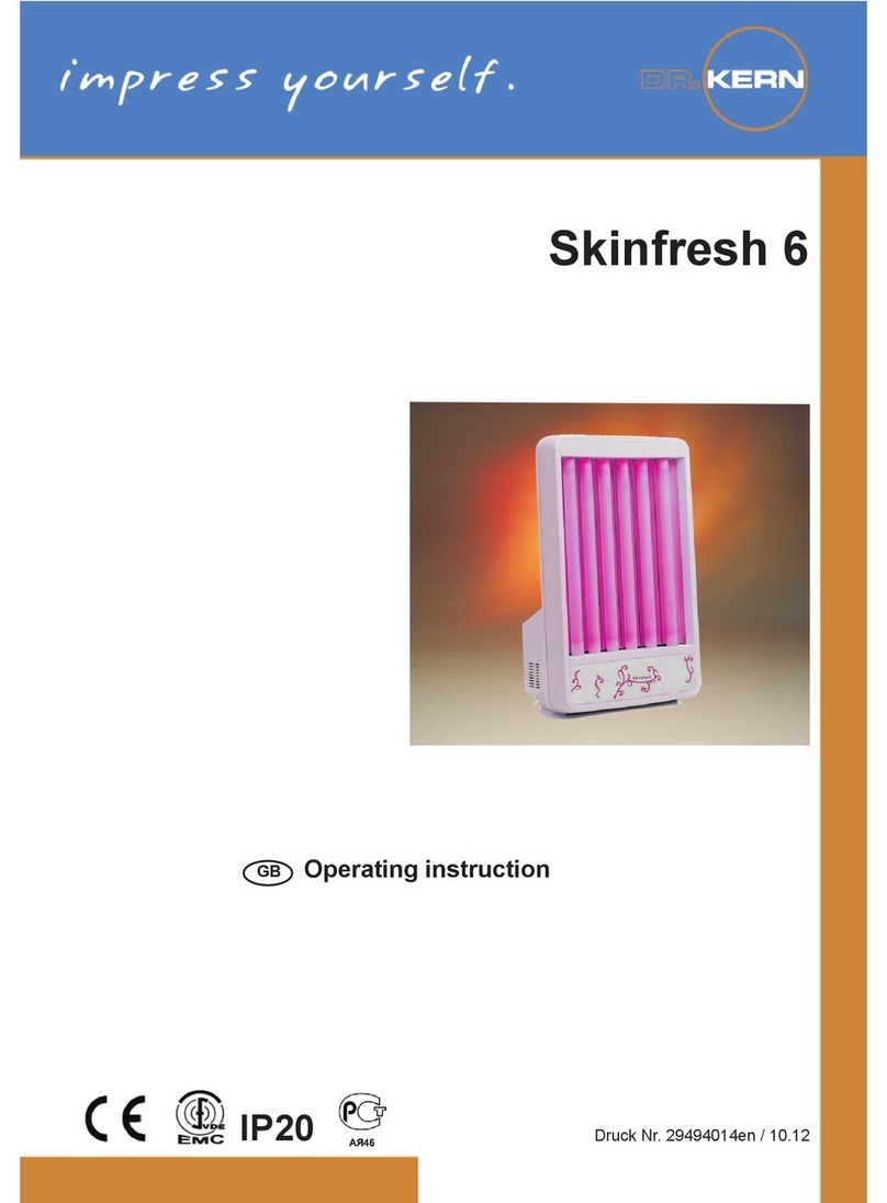 Dr. Kern Skinfresh 6 User manual