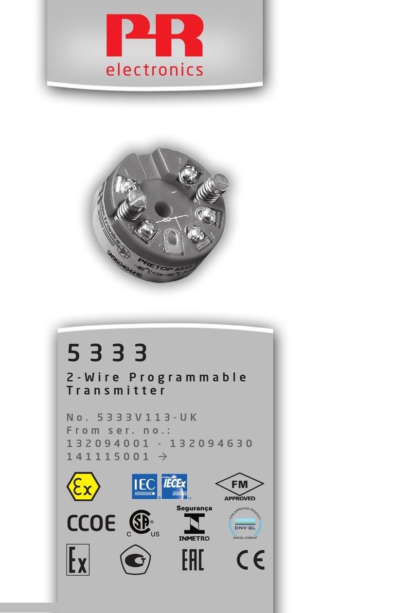 PR Elecronics 5333 manual