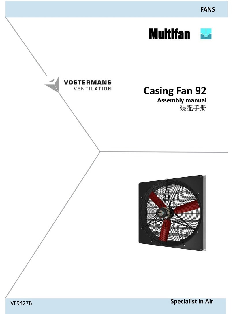 Vostermans VF9427B User manual