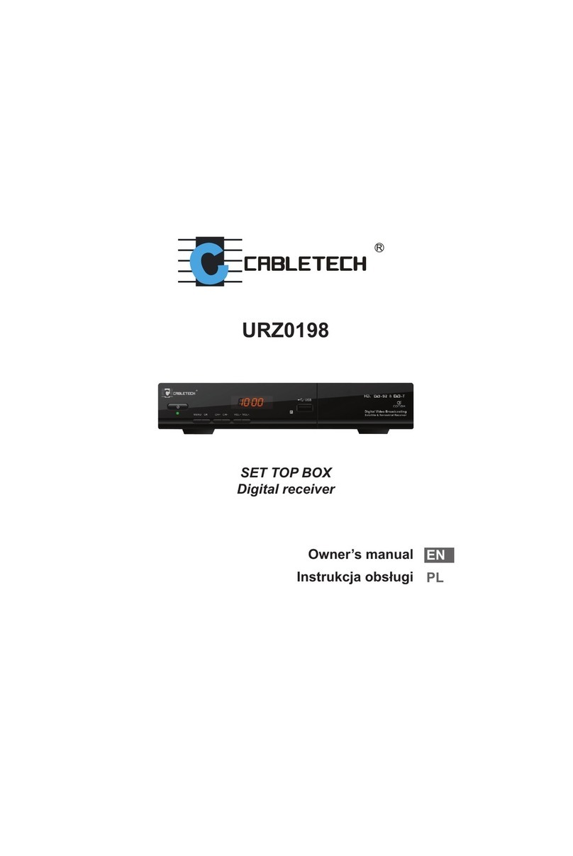 Cabletech URZ0198 User manual