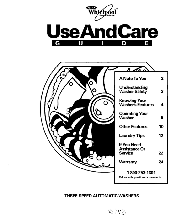 Whirlpool LSC9355BN1 Use and care guide