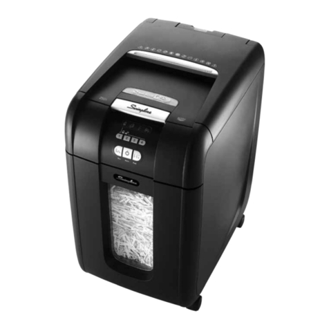 Swingline Stack-and-Shred 250X User manual