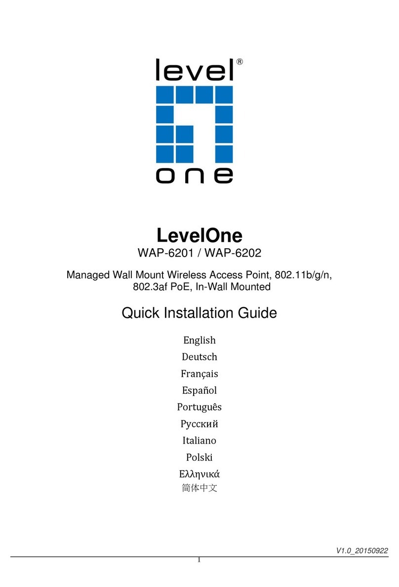 LevelOne WAP-6202 User manual LevelOne WAP-6202 User manual