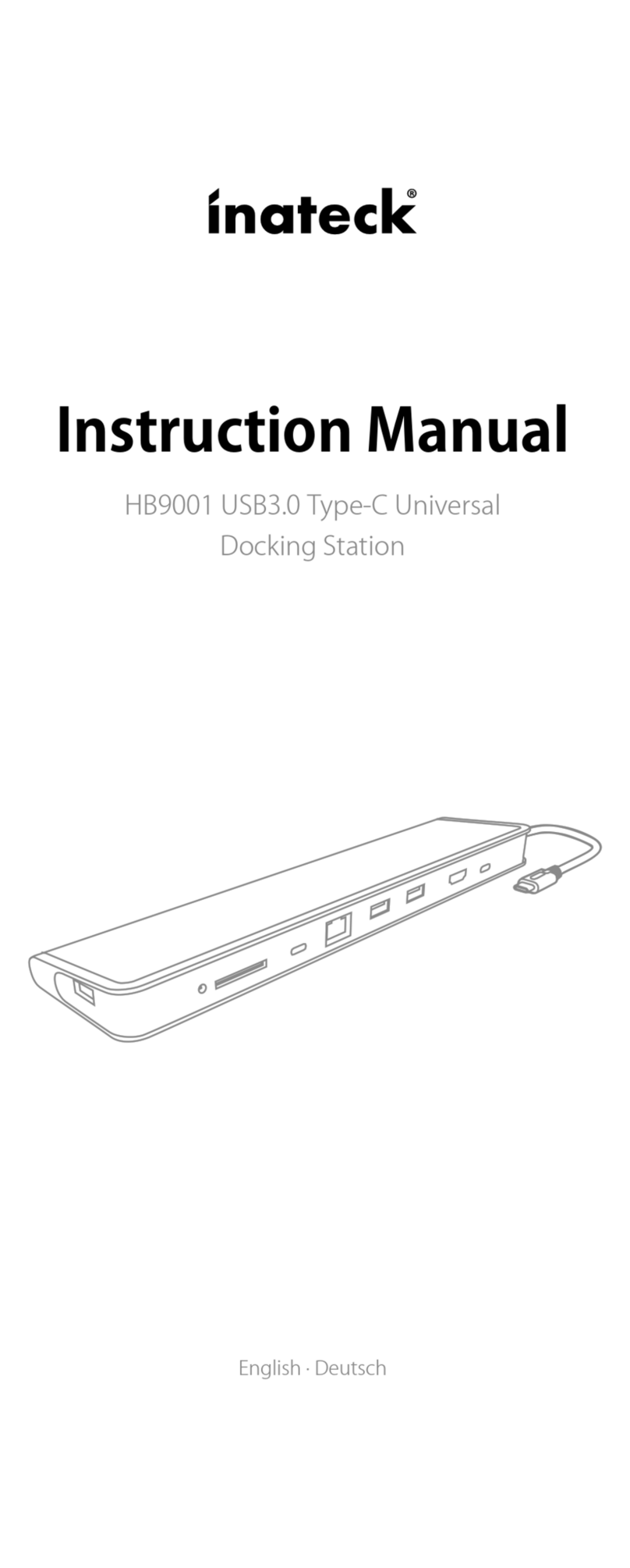 Inateck HB9001 User manual