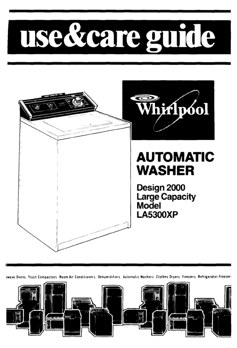 Whirlpool LA5300XP Use and care guide
