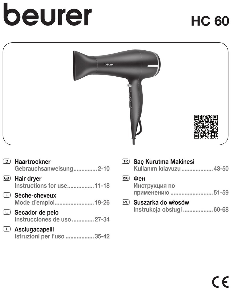Beurer HC 60 User manual
