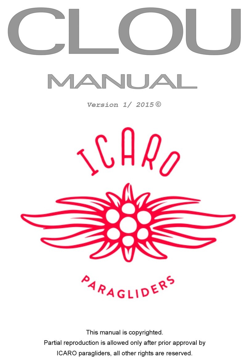 ICARO paragliders CLOU manual