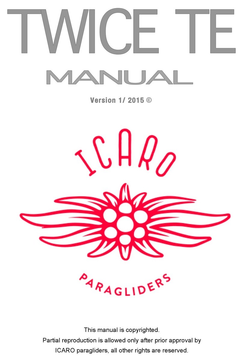 ICARO paragliders TWICE TE manual