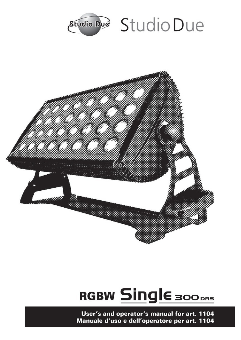 STUDIODUE RGBW Single 300 DRS User manual