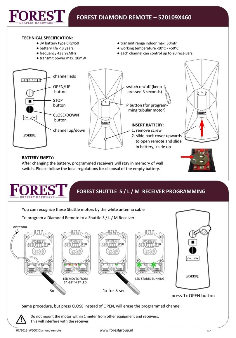 Forest Diamond manual