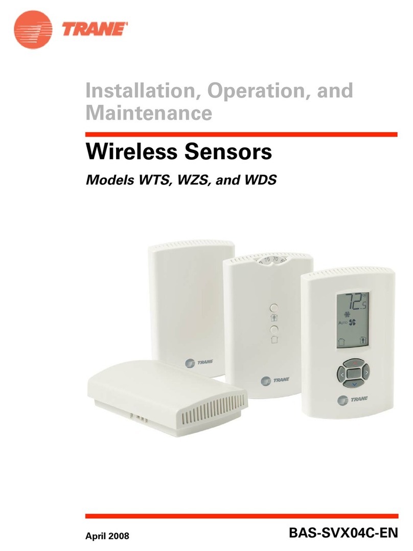 Trane WDS Installation, operation and maintenance