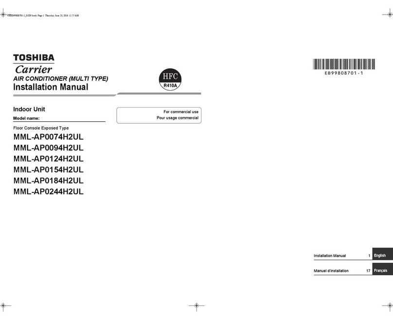 Toshiba MML-AP0074H2UL User manual