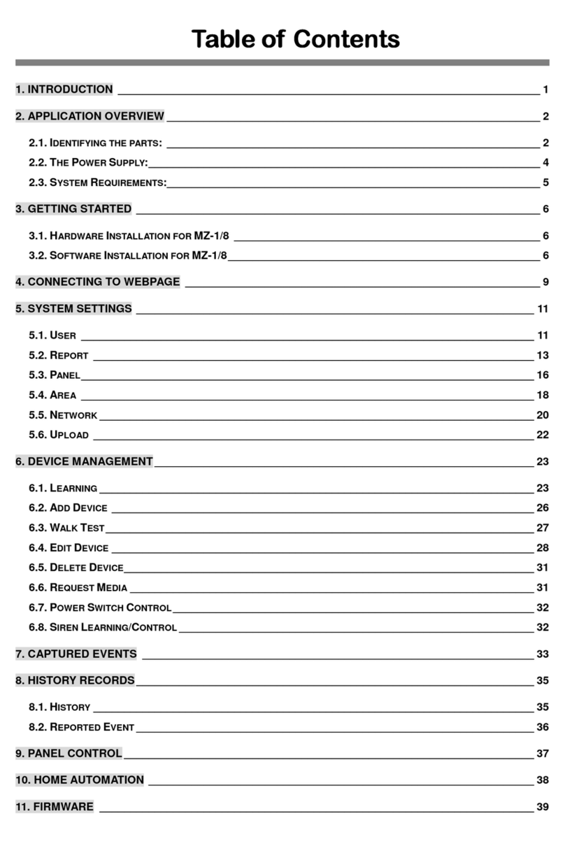 Climax MZ-1 User manual Climax MZ-1 User manual
