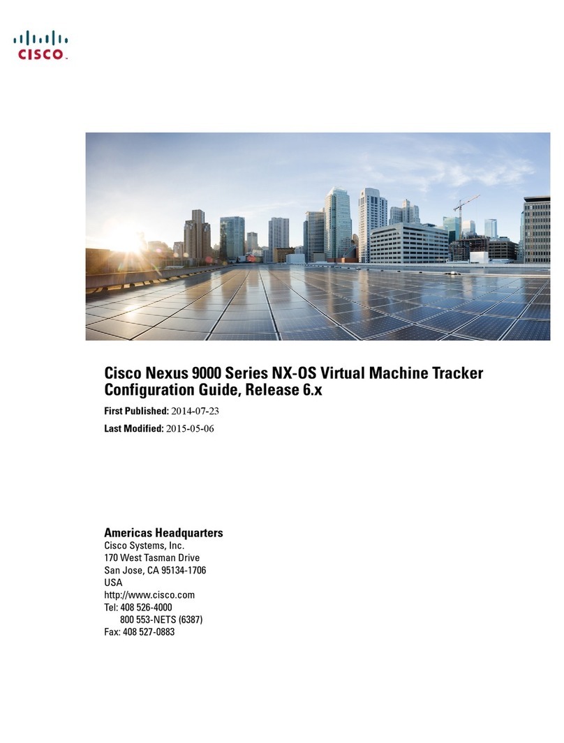 Cisco Nexus 9000 Series User manual