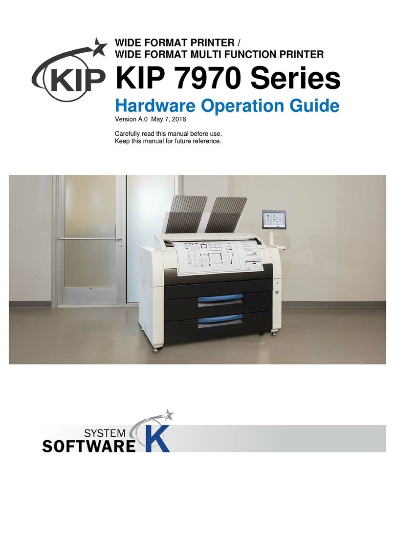 KIP KIP 7970 User manual