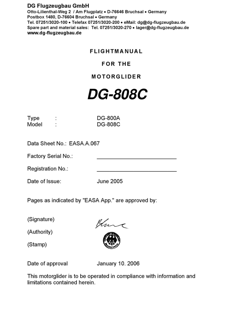 DG Flugzeugbau DG-800A Flight manual