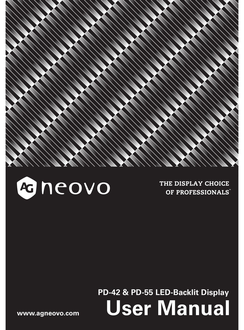 AG Neovo PD-42 User manual