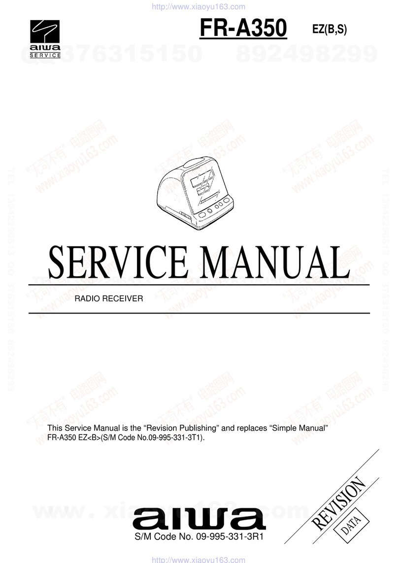 Aiwa FR-A350 Service manual