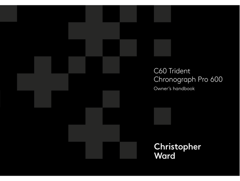 Christopher Ward C60 Trident Pro 600 User guide