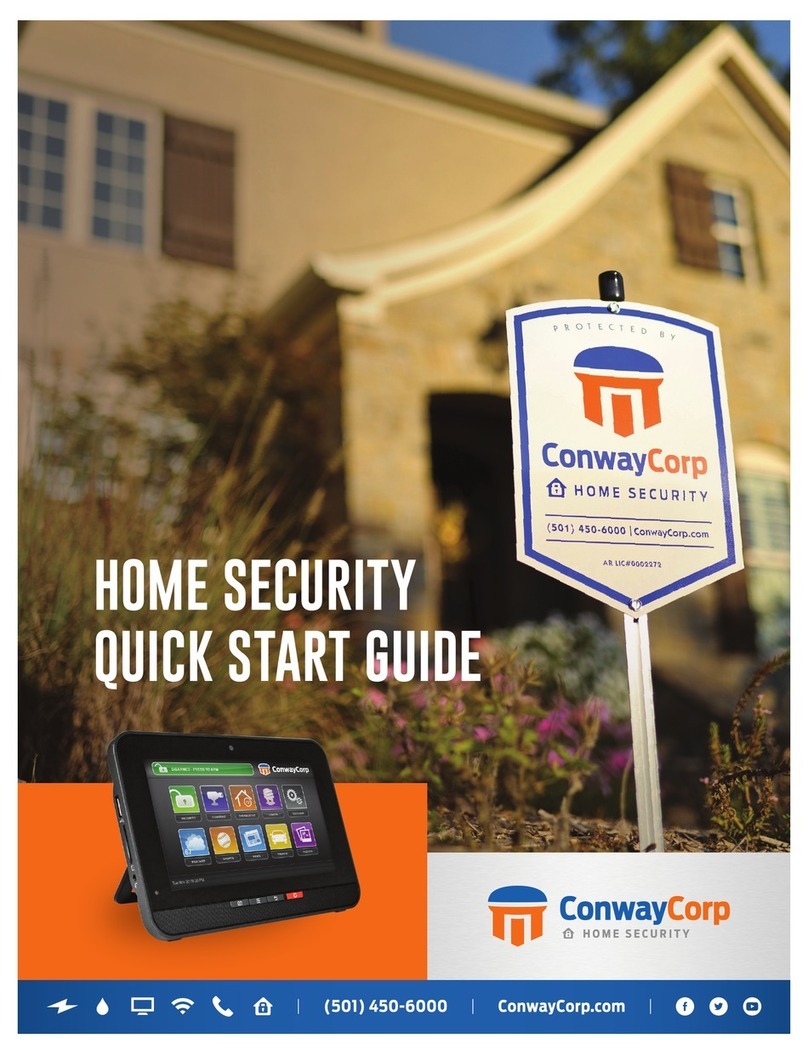 Conway Corp Technicolor TCA203 TouchScreen User manual
