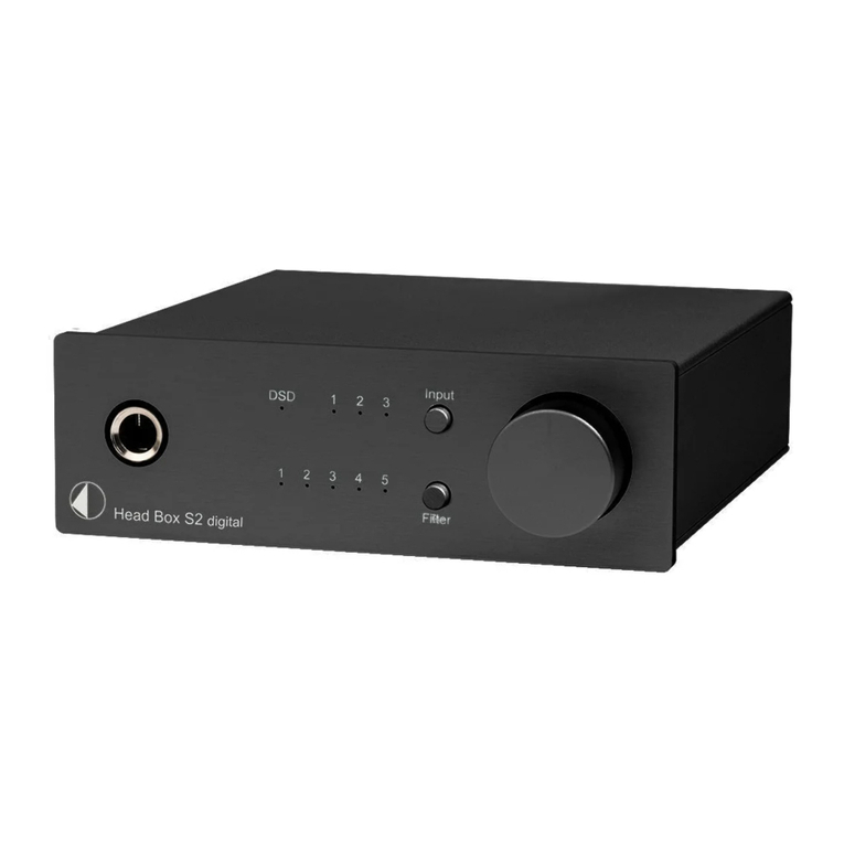 Pro-Ject Audio Systems Head Box S2 Digital User manual
