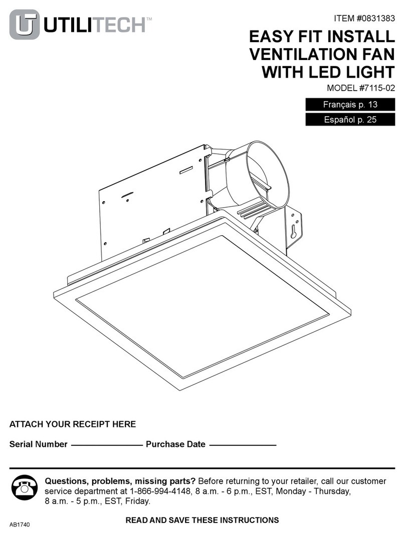 Utilitech 7115-02 User manual