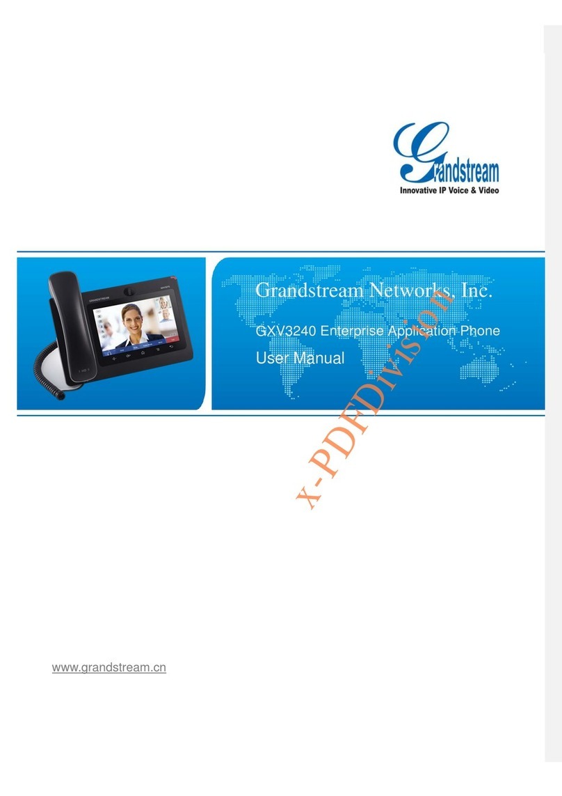 Grandstream Networks GXV3240 user manual