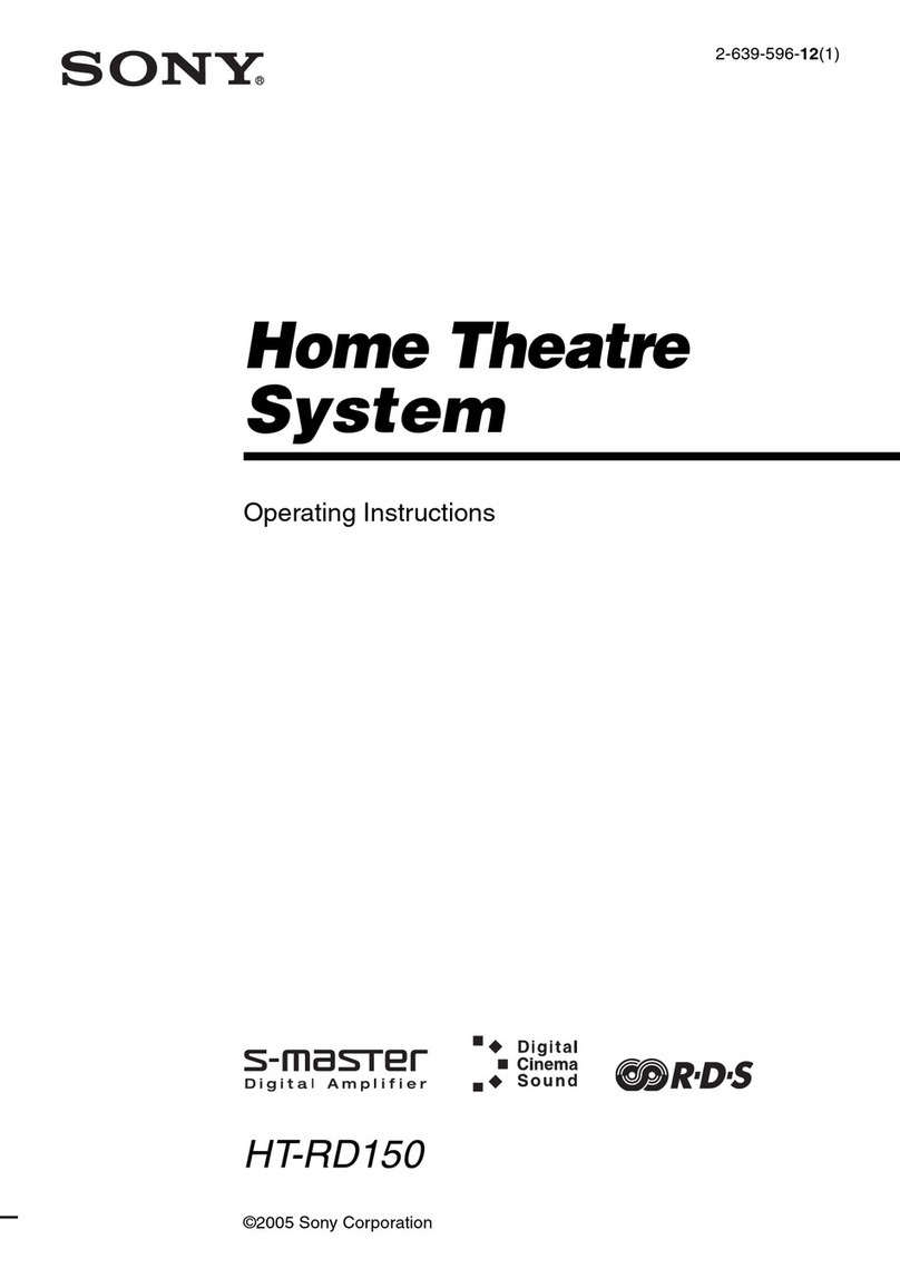Sony HT-RD150 operating instructions