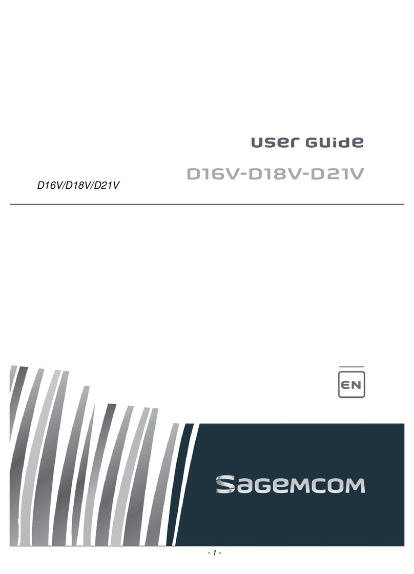 SAGEMCOM D16V User manual