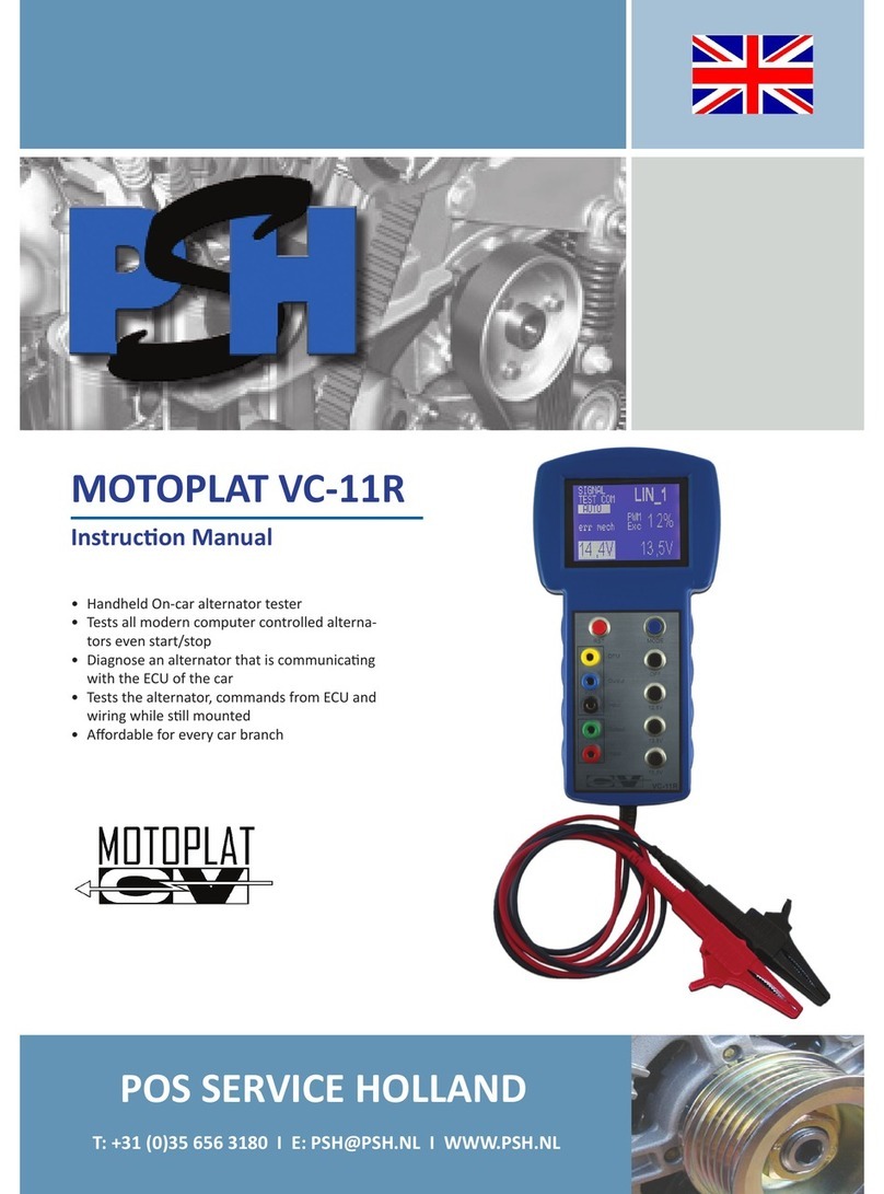 PSH MOTOPLAT VC-11R instruction manual
