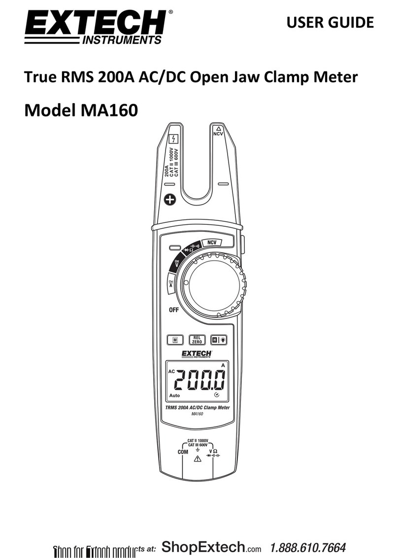 Extech Instruments MA160 User manual