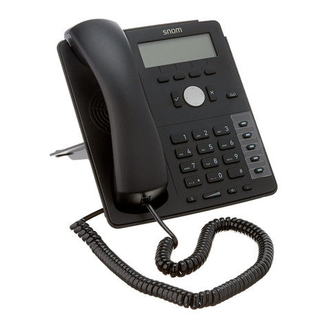 Snom D712 User manual