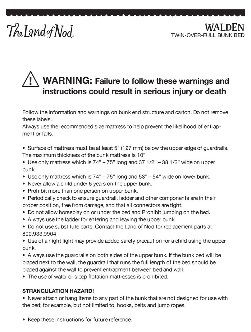 The Land of Nod Walden Assembly instructions The Land of Nod Walden Assembly instructions