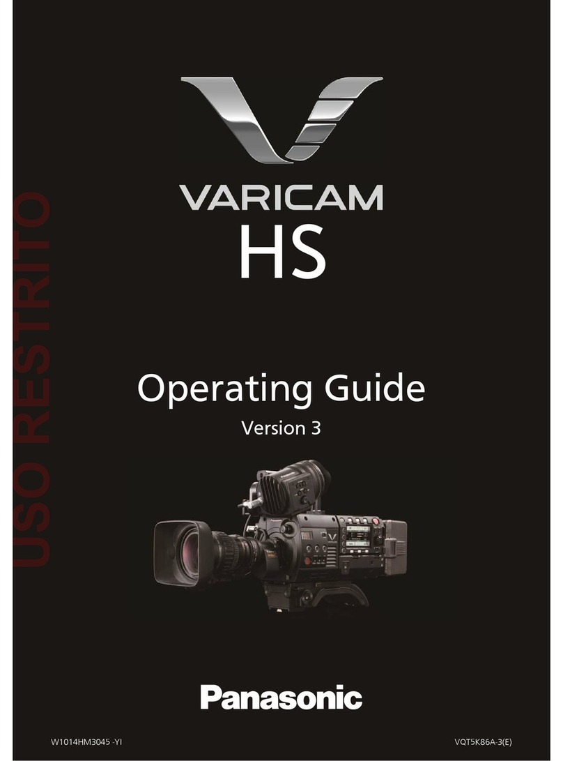 Panasonic Varicam HS User manual