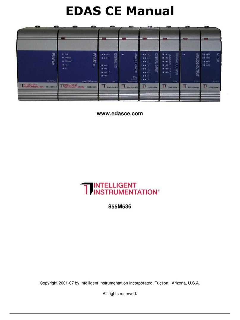 Intelligent instrumentation EDAS CE manual